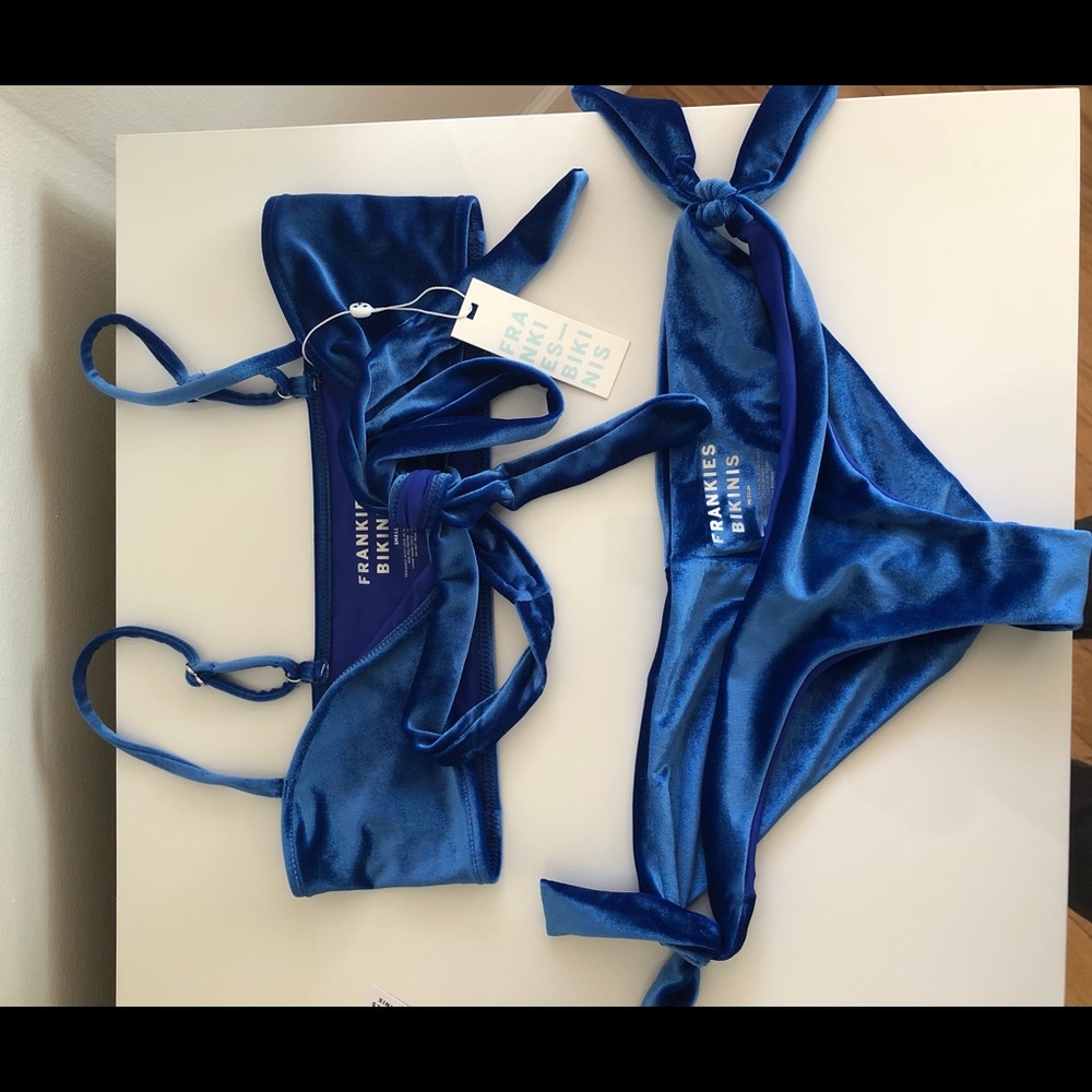 Frankie’s Bikinis - Falcon Wrap Velvet Bikini Set